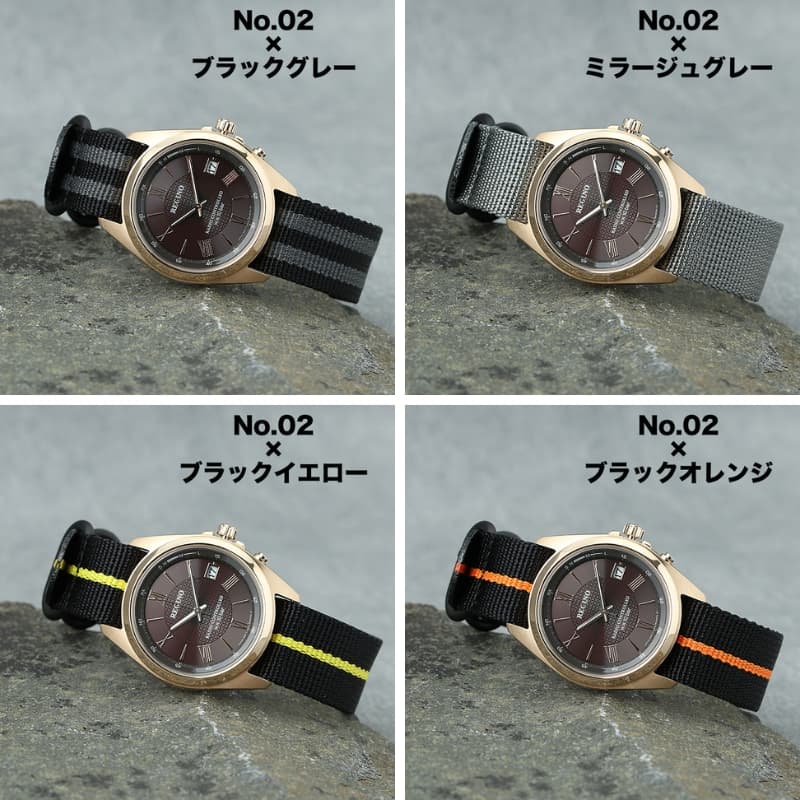 お父さん ギフト 当店限定セット CITIZEN MOD ナイロン 電波 ソーラー