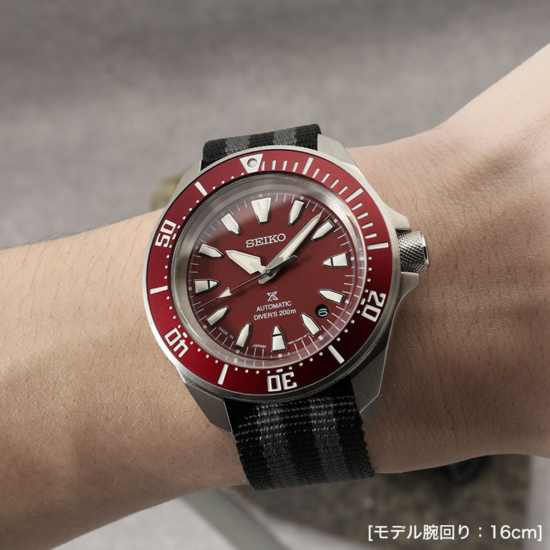 ZULUナイロンベルトのサムライ】セイコー ニンジャ 腕時計 SEIKO 時計