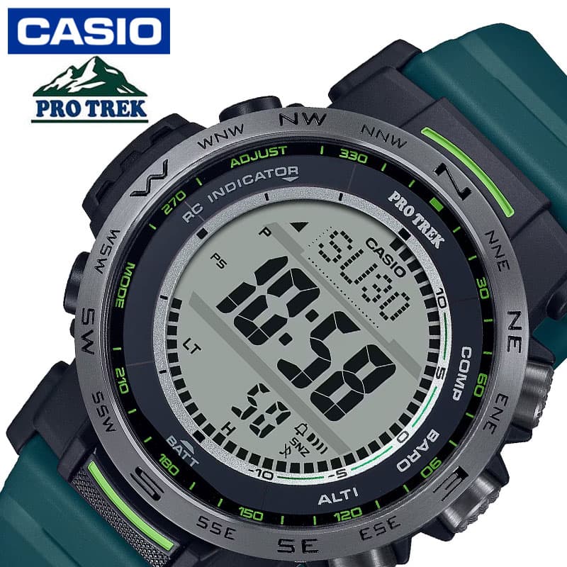 カシオ 腕時計 CASIO 時計 プロトレック PROTREK メンズ 腕時計 ブラック ソーラー 登山 フェス アウトドア キャンプ ハイキング 野外 PRW-35Y-3JF 人気