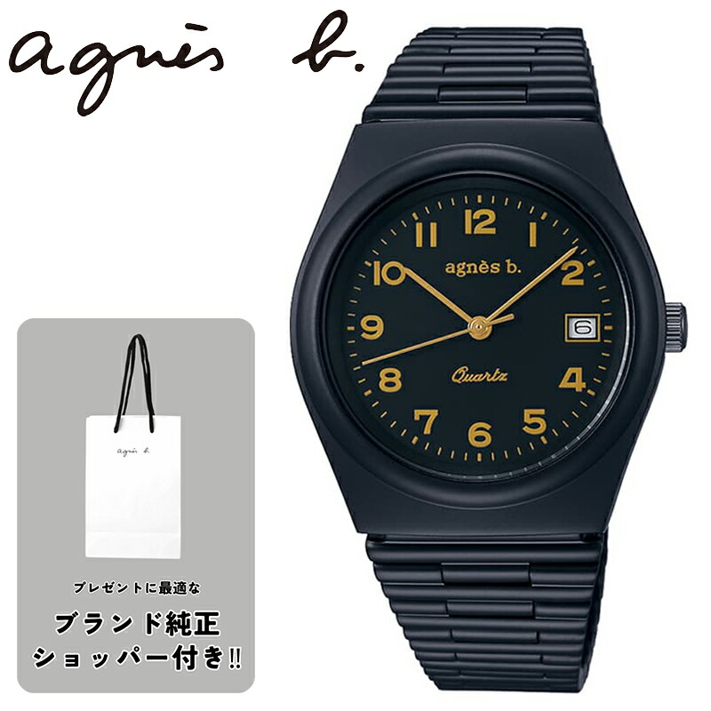 セイコー 腕時計 アニエスベー SEIKO agnes b. レディース ブラック 