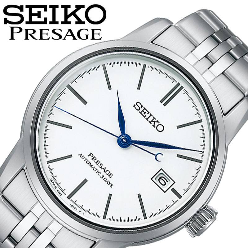 セイコー 腕時計 プレザージュ SEIKO PRESAGE メンズ ホワイト 