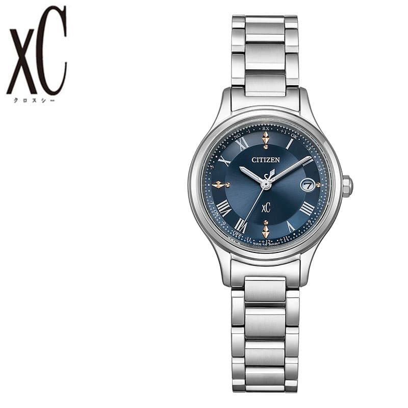 シチズン xCレディース ES9490-61L チタン製　ダークネイビー シチズン 腕時計 クロスシー CITIZEN xC レディース ダークネイビー