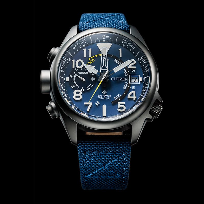 シチズン 腕時計 プロマスター CITIZEN PROMASTER メンズ ブルー 時計 ソーラー ビジネス オフィス シンプル 高性能 万能 知的 センス 上品 モダン 大人の画像