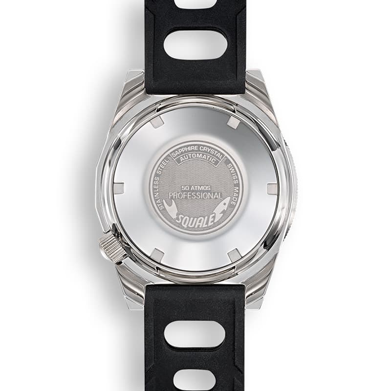 スクワーレ 腕時計 1512 SQUALE 1521OCN-NT ダイバーズ スイス 自動巻き 20万円 メンズ オーシャンブルー ブラック 時計 スクアーレ 機械式 自動巻き 200ｍの画像