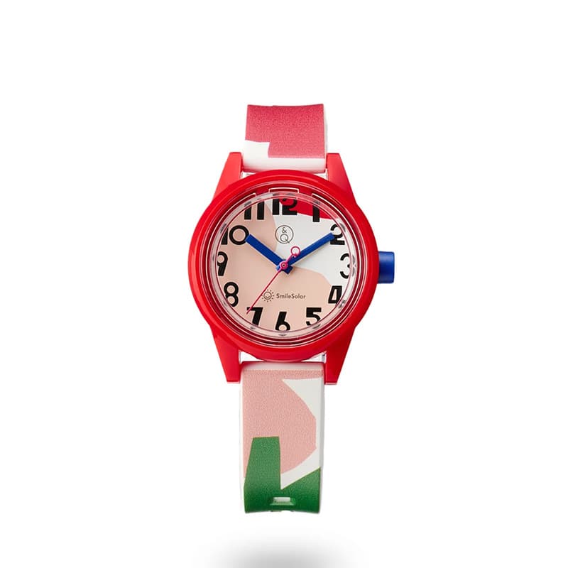 シチズン 腕時計 Q&Q 時計 レッド マルチカラー CITIZEN 軽い ソーラー