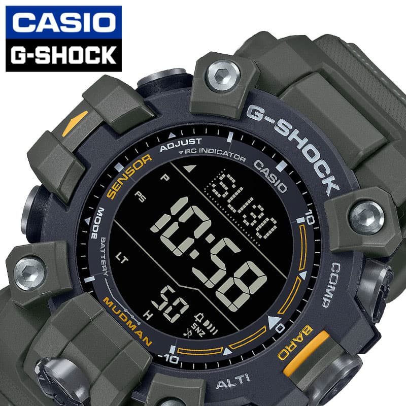 カシオ 腕時計 Gショック Gショック マッドマン マスターオブG CASIO 時計 G-SHOCK MUDMAN Master of G モグラ もぐら ブラック レッド ソーラー ロマン 防水