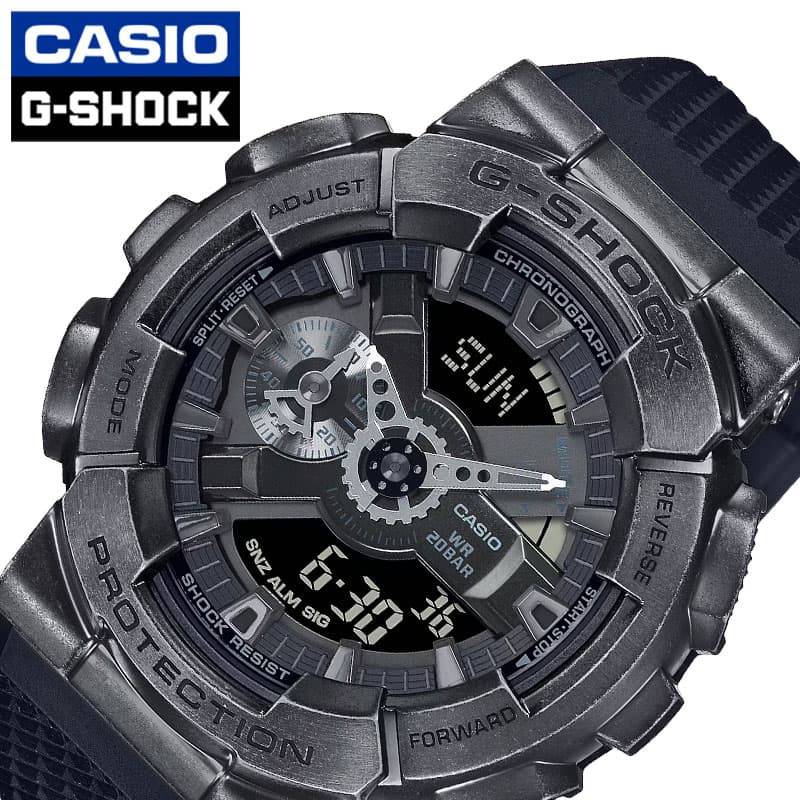 カシオ 腕時計 Gショック Gショック スチームパンク CASIO 時計 G-SHOCK STEAMPUNK メンズ メタルブラック ロマン 防水 高性能 万能 登山 フェス アウトドア