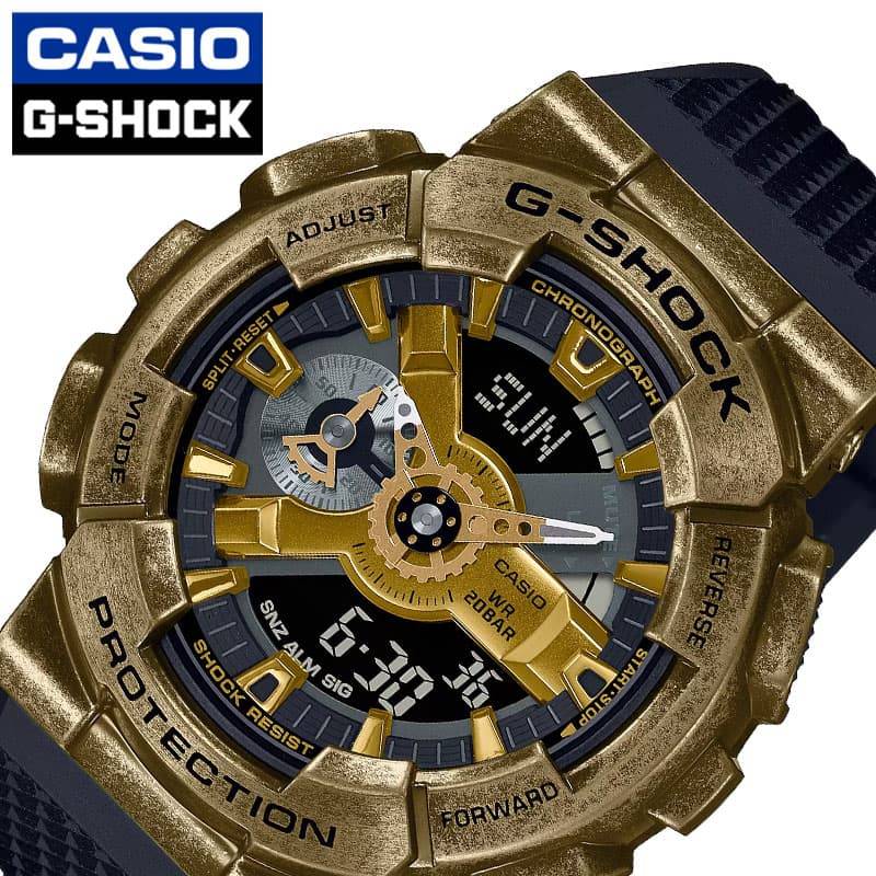 カシオ 腕時計 Gショック Gショック スチームパンク CASIO 時計 G-SHOCK STEAMPUNK メンズ メタルゴールド ロマン 防水 高性能 万能 登山 フェス アウトドア