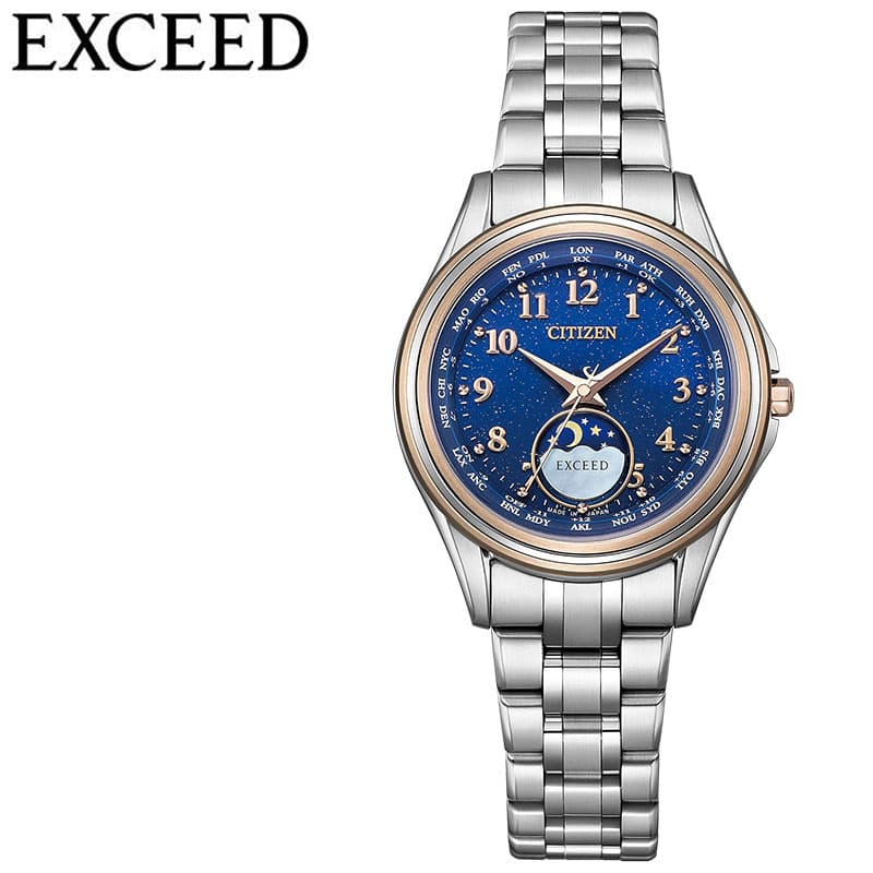 シチズン 腕時計 エクシード CITIZEN 時計 EXCEED レディース ブルー
