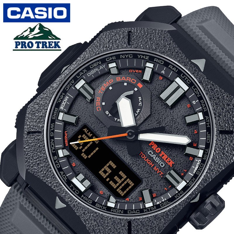 【正規品】カシオ 腕時計 CASIO 時計 プロトレック PROTREK メンズ 電波 ソーラー 電波時計 男性 PRO TREK タフ タフネス 頑丈 アウトドア ファッション