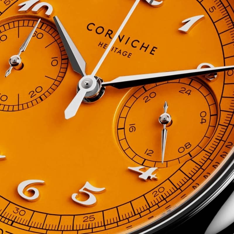 正規店】 コーニッシュ 腕時計 CW-97059 ヘリテージ クロノグラフ