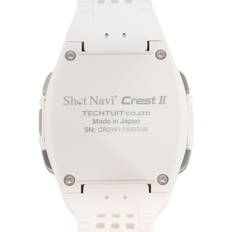 ショットナビ グレスト ツー Shot Navi CREST2 ホワイト 白 ゴルフ