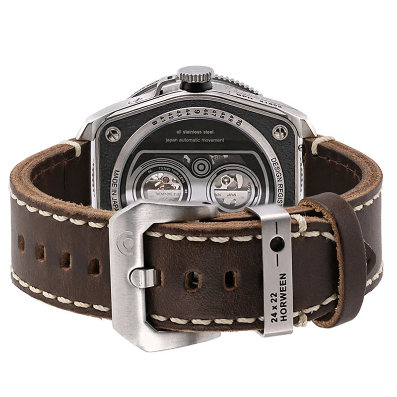 タックス ツインレンズ 腕時計 TACS TWIN LENS メンズ ブラック×シルバー ダークブラウン 時計 機械式 自動巻き TS2002A 人気 おすすめ おしゃれ |  | 03