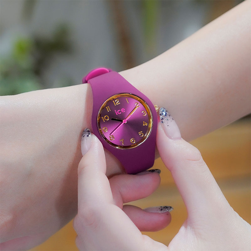 アイス ウォッチ 腕時計 アイスデュオ シック ICE WATCH バーガンディー duo chic レディース 時計 ICE-023276 ...