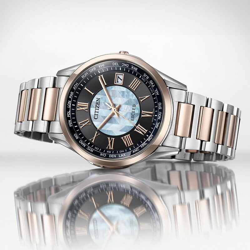 【稼動】 CITIZEN エクシード 腕時計 ソーラー ブラック メンズ チタン シチズン 腕時計 CITIZEN 時計 EXCEED エクシード メンズ ブラック