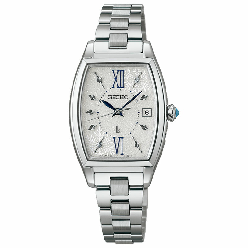 セイコー 腕時計 ルキア グロウ レディース ホワイト シルバー メタル