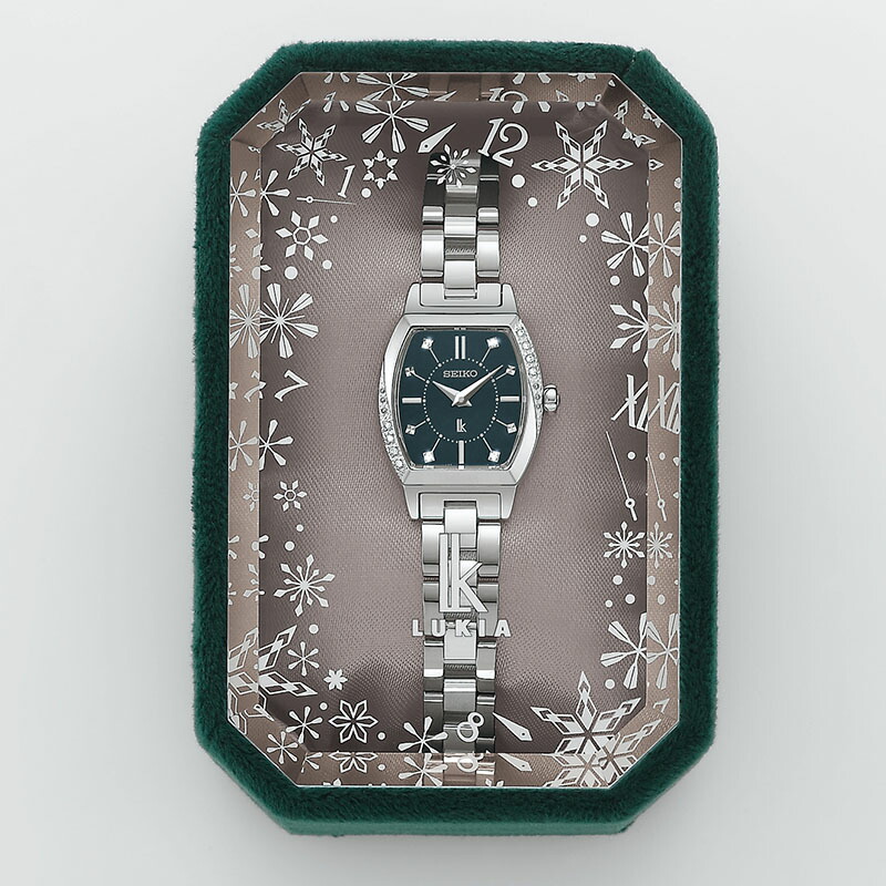 LUKIA セイコー 腕時計 ルキア SEIKO レディース ブラック 時計