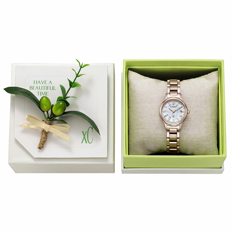 シチズン 腕時計 クロスシー 限定モデル レディース 女性 白蝶貝