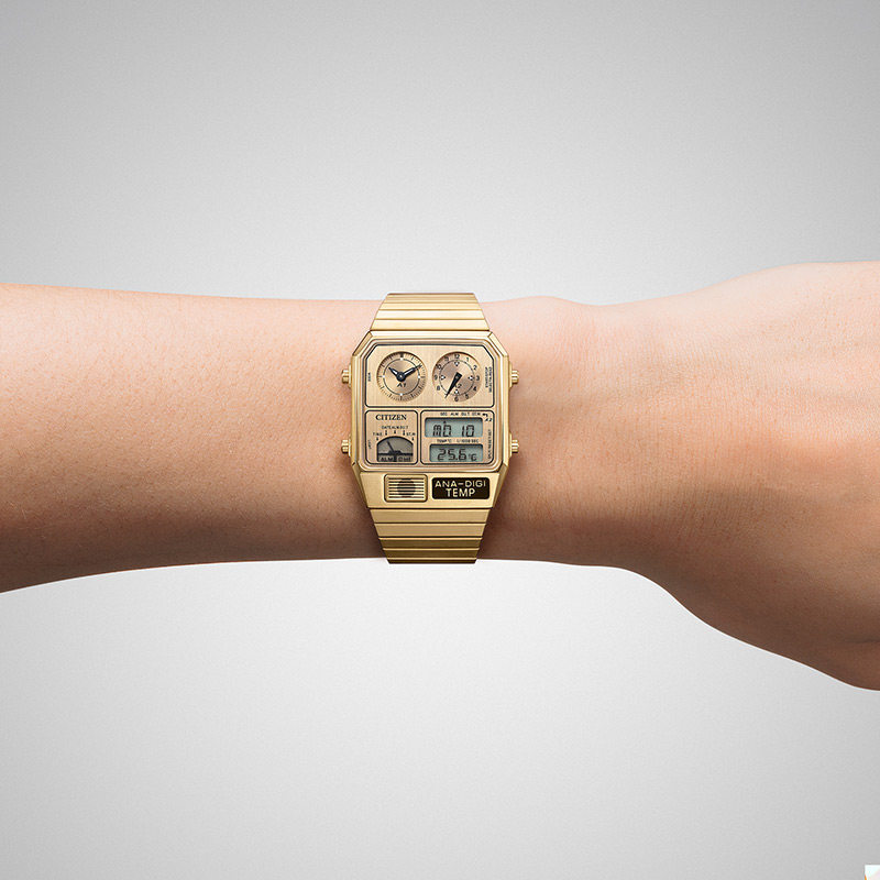 シチズン 腕時計 CITIZEN 時計 レコードレーベル ウォームゴールド