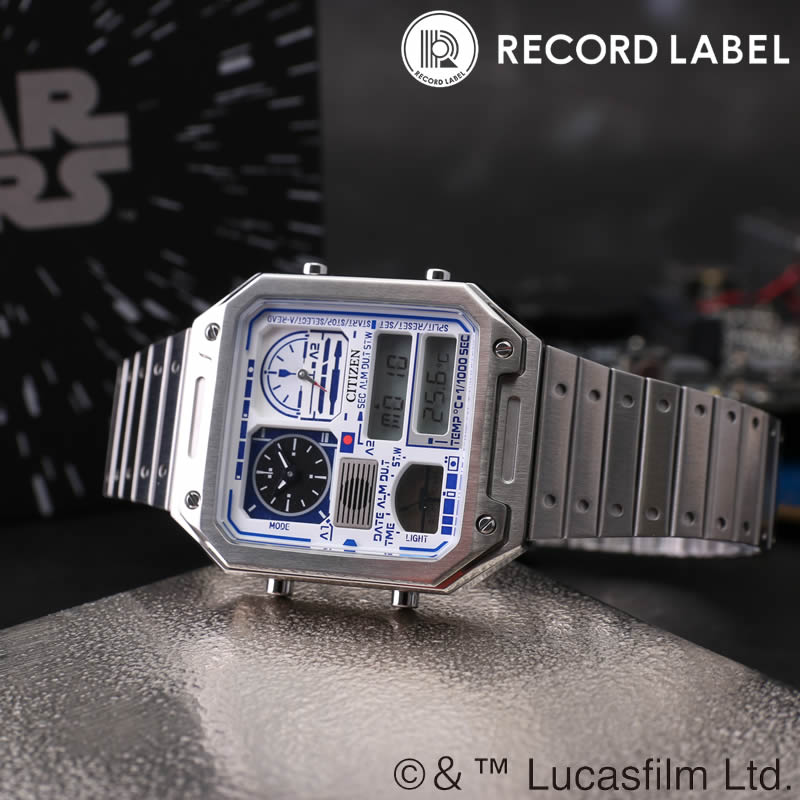 シチズン 腕時計 レコードレーベル サーモセンサー STAR WARS スペシャルモデル C-3PO モデル CITIZEN RECORD LABEL メンズ C-3PO ゴールド 時計 クォーツ｜watch-lab