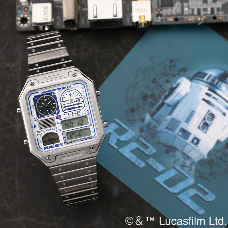 シチズン 腕時計 レコードレーベル サーモセンサー STAR WARS スペシャルモデル C-3PO モデル CITIZEN RECORD LABEL メンズ C-3PO ゴールド 時計 クォーツ｜watch-lab｜07