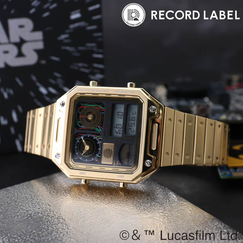 シチズン 腕時計 レコードレーベル サーモセンサー STAR WARS スペシャルモデル Xウイング X-WING モデル CITIZEN RECORD LABEL メンズ Xウイング シルバー