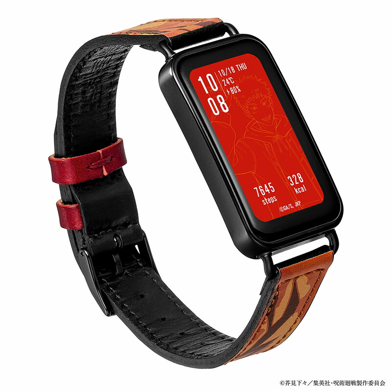 呪術廻戦 腕時計 虎杖悠仁モデル GARRACK 時計 JK001-I コラボモデル メンズ レディース スマートウォッチ レッド 赤 アニメグッズ 贈り物 息子 娘 孫 忠実再現の画像
