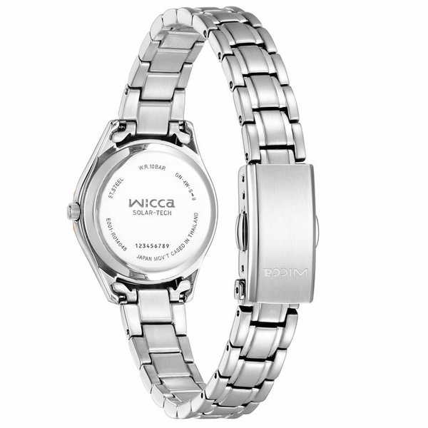 シチズン ウィッカ ソーラーテック 時計 CITIZEN wicca 腕時計 デイデイト レディース ホワイト KH3-533-11｜watch-lab｜04