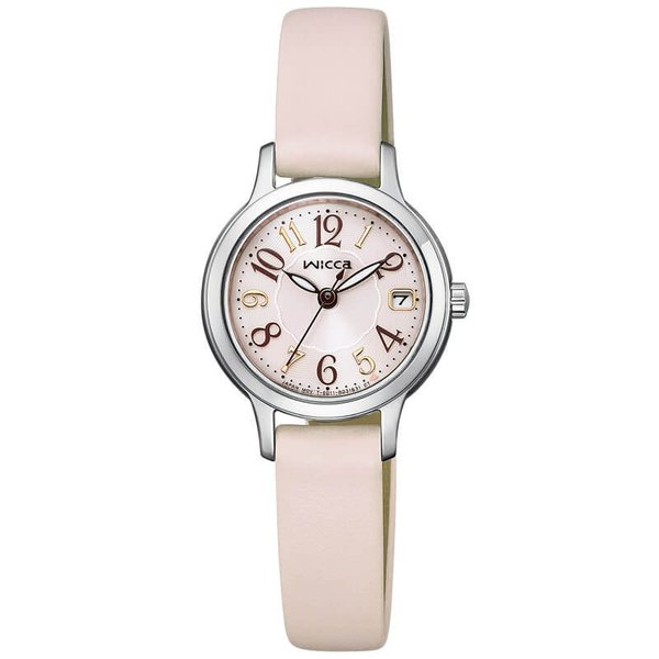シチズン 腕時計 ウィッカ CITIZEN Wicca レディース ピンク 時計 クォーツ(ソーラー電池) ソーラテック フレッシャーズ 就活 受験 KH4-912-90 人気の画像