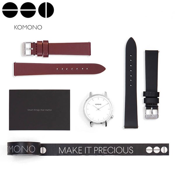 KOMONO 腕時計 メンズ レディース 替えベルトセット KOM-W4144 KOMONO. コモノ 替えベルト付き 限定セット腕時計 ハーロウ