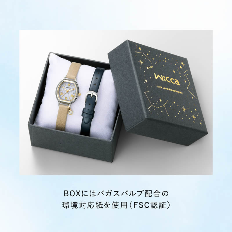 wicca 正規品 CITIZEN Wicca 限定モデル KP2-515-12 ソーラー