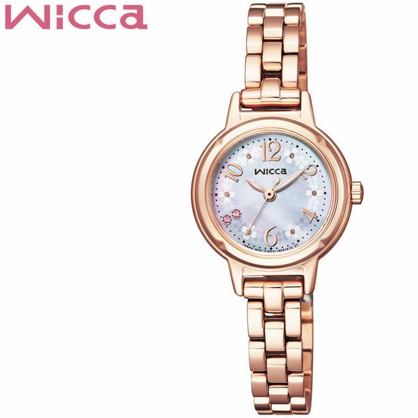 シチズン ウィッカ ソーラー 腕時計 ハナミズキ限定 サスティナブルモデル 世界限定2250本 CITIZEN Wicca レディース 白蝶貝 ピンクゴールド 時計 KP3-660-95(11440円)