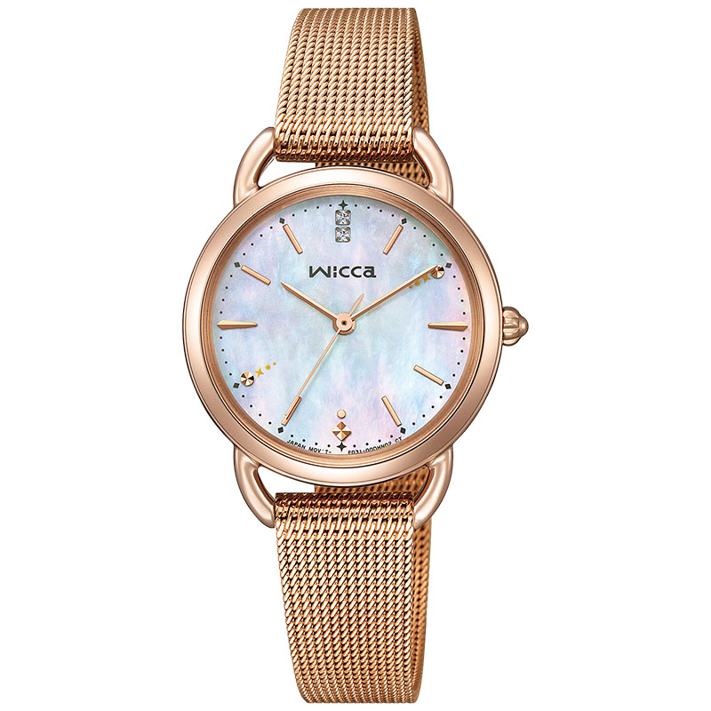 【限定モデル】CITIZEN wicca腕時計 ローズゴールド シチズン 腕時計 CITIZEN 時計 ウィッカ レディース ステンレス ベルト