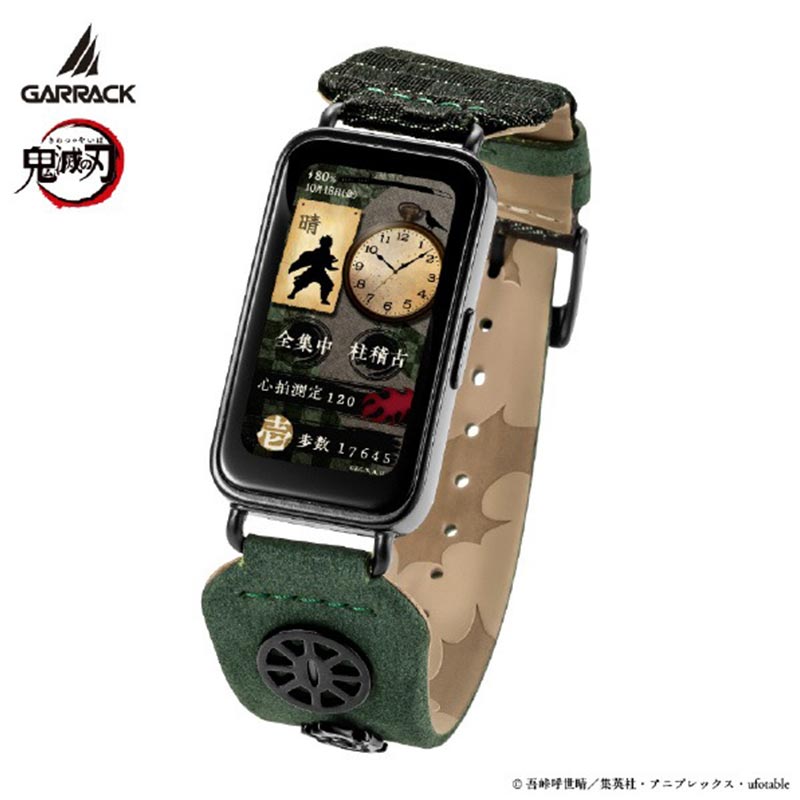 鬼滅の刃スマートウォッチ GARRACK 竈門炭治郎モデルKY001-T 鬼滅の刃 腕時計 竈門炭治郎 GARRACK 時計 KY001-T コラボモデル