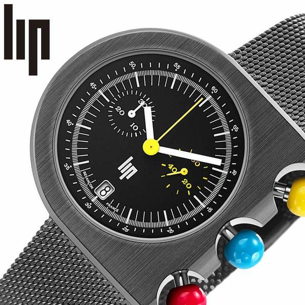 リップ 腕時計 マッハ 2000 LIP MACH 2000 ユニセックス ブラック 時計 LIP-671086｜watch-lab