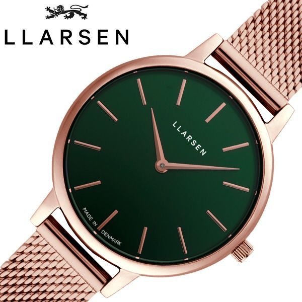 エルラーセン 時計 L.LARSEN 腕時計 キャロライン Caroline レディース グリーン LL146RFRM 人気 ブランド おしゃれ シンプル可愛い 上品 フォーマル