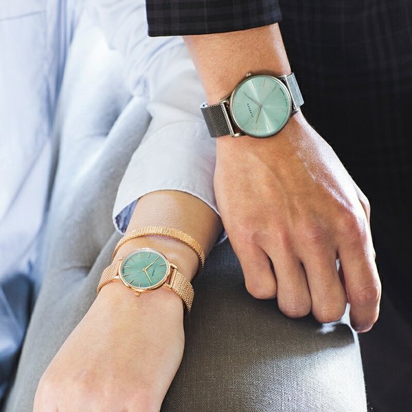 エルラーセン 腕時計 オリバー LLARSEN 時計 OLIVER メンズ エメラルド 