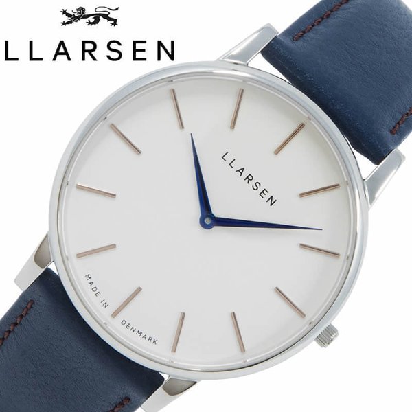 エルラーセン 腕時計 オリバー LLARSEN Oliver メンズ ホワイト Ocean（裏：Brick） 時計 LL147SWDECOCBC