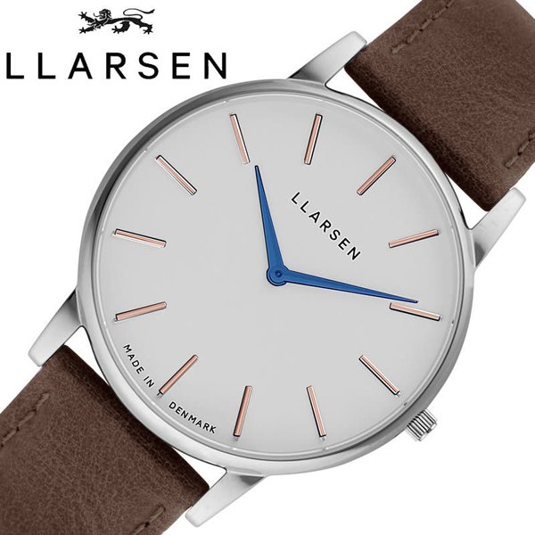 エルラーセン 腕時計 オリバー LLARSEN 時計 Oliver メンズ ホワイト LL147SWDWD