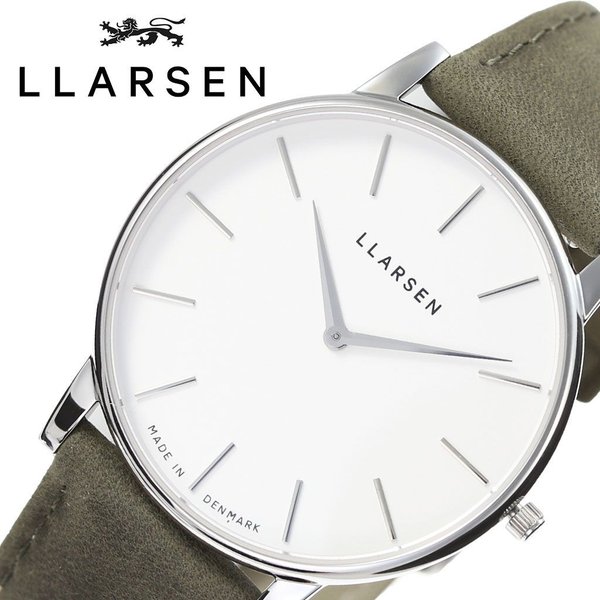エルラーセン 時計 L LARSEN 腕時計 オリバー Oliver メンズ ホワイト LL147SWFR 正規品 人気 ブランド おしゃれ デンマーク 北欧 デザイン