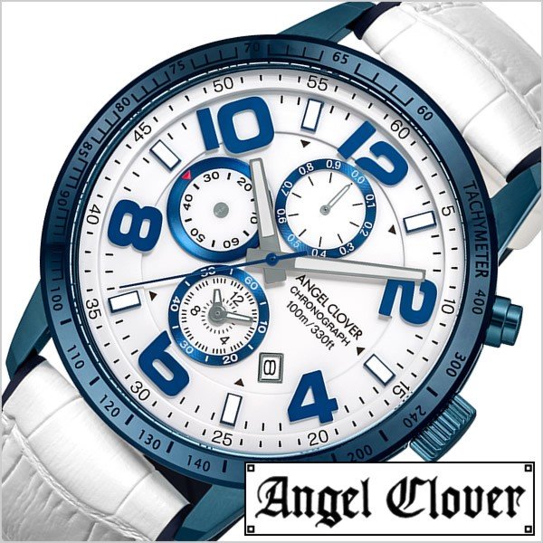 エンジェルクローバー 腕時計 Angel Clover 時計ルーチェ LUCE メンズ ホワイト LU44BNV-WH