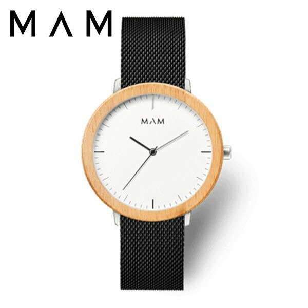 マム ウッドウォッチ 時計 MAM 腕時計 フェラ FERRA メンズ レディース ホワイト MAM687 人気 ブランド 木製 おしゃれ おすすめ シンプル シック ナチュラル