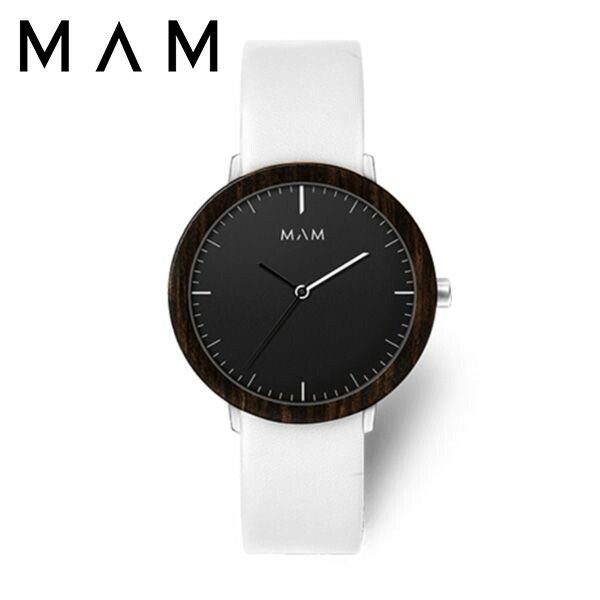 マム ウッドウォッチ 時計 MAM 腕時計 フェラ FERRA メンズ レディース ブラック MAM690 人気 ブランド 木製 おしゃれ おすすめ シンプル シック ナチュラル