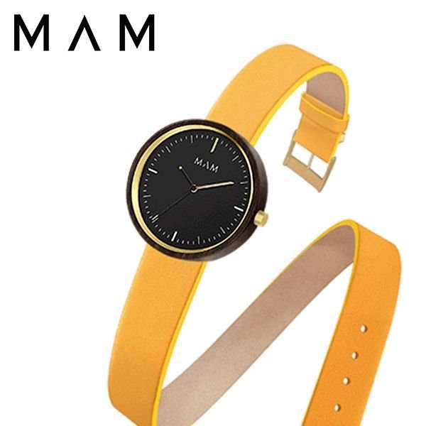 マム ウッドウォッチ 時計 MAM 腕時計 プラノ PLANO レディース ブラック MAM693 人気 ブランド 木製 おしゃれ おすすめ シンプル シック ナチュラル 個性的