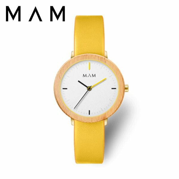 マム ウッドウォッチ 時計 MAM 腕時計 フェラ FERRA レディース グレー MAM694 人気 ブランド 木製 おしゃれ おすすめ シンプル シック ナチュラル 個性的