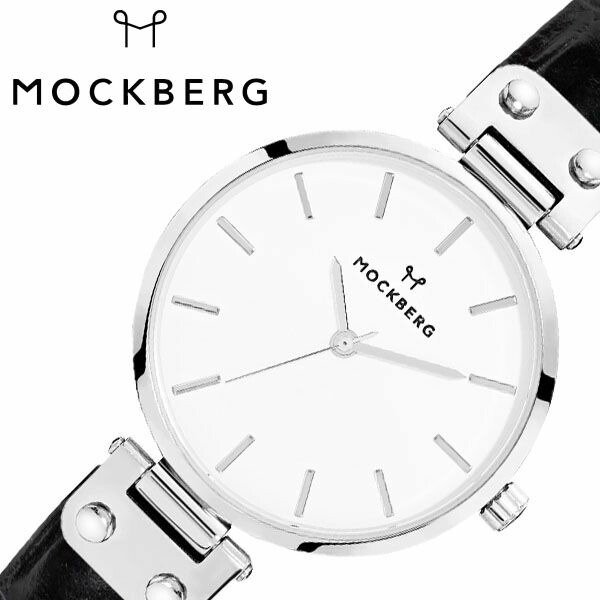 モックバーグ オリジナル 34mm 時計 MOCKBERG Original 腕時計 レディース ホワイト MO121 北欧 上品 ミニマル シック 大人 おしゃれ 人気 ブランド