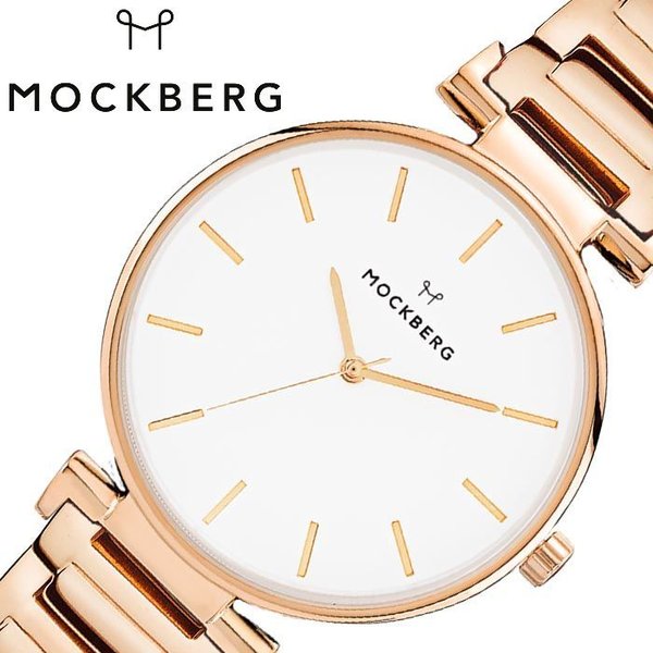 モックバーグ オリジナル 38mm 時計 MOCKBERG Original 38 腕時計 レディース ホワイト MO641 人気 おすすめ ブランド 金属 ベルト シンプル シック | MOCKBERG
