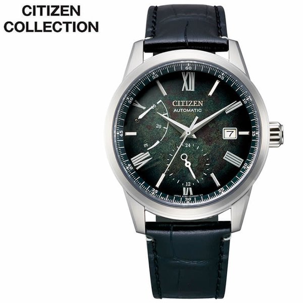 シチズン 腕時計 シチズンコレクション 機械式 メカニカル 銀箔漆文字板 CITIZEN COLLECTION メンズ グレー（鈍緋色） ブラック 時計 NB3020-16W 人気