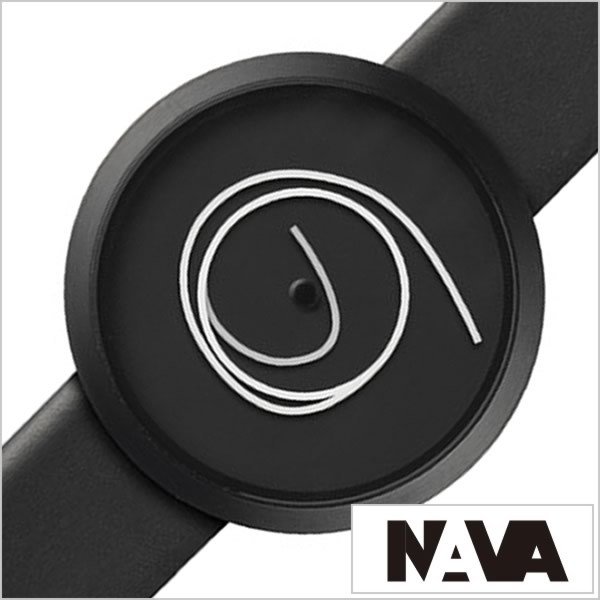 ナバ デザイン 時計 NAVA DESIGN 腕時計 ORA UNICA 42mm メンズ レディース ブラック NVA020009