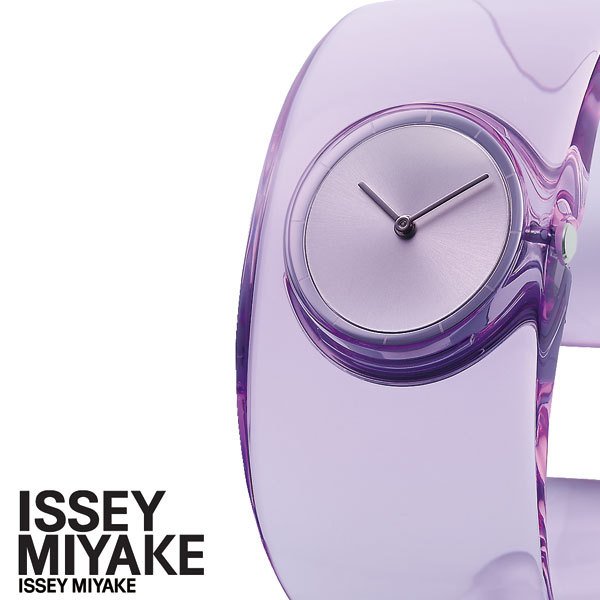 イッセイミヤケ 時計 ISSEY MIYAKE 腕時計 オー O メンズ レディース パープル NY0W003 デザイン シンプル 人気 アナログ ラウンド ファッション カジュアル｜watch-lab
